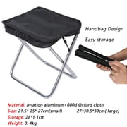 Aluminum Alloy Mini Folding Stool Chair for Camping and Outdoors / Fishing Chair_img_5