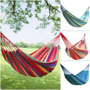 Single Person Chinese Canvas Fabric Hammok - 120kg Capacity_img_2