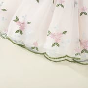 Baby Girls Ruffle Sleeve Floral Embroidered Summer Princess Dress (6 Months to 3 Years)_img_10