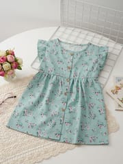 Girls Woven Frock Code: MS-34_img_1