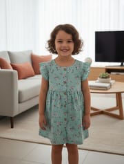 Girls Woven Frock Code: MS-34_img_2