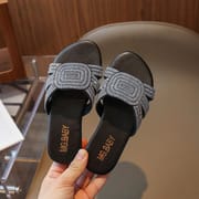 Kids Girls Luxury Crystal Glitter Slippers Summer Sandals (3–5 years)_img_1