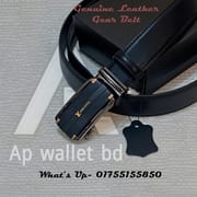 Louis Vuitton Genuine Leather Premium Auto Gear Belt With Box_img_3
