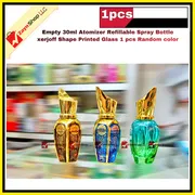 Empty 30ml Perfume Atomizer Refillable Spray Bottle xerjoff Shape Printed Glass 1 pcs Random color_img_2