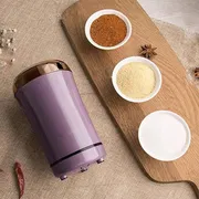 Electric Herb & Spice Grinder 150W – Mini Blender Pink Stainless Steel_img_2