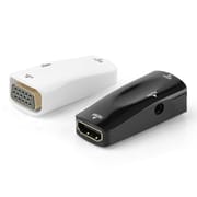 HDMI to VGA Converter female to female HD to monitor TV with audio converter HDMI TO VGA adapter 1080p_img_2