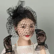 Retro Fascinator Hat women Flower_img_1