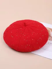 Stylish Sequined beret Hat_img_7