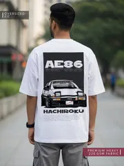 OS05 AE86 HACHIROKU Oversized T-shirt_img_0