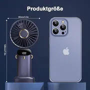 Portable Handheld Fan 5 Speeds 2000mAh Mini Pocket Fan Rechargeable 2.5W Powerful Wind Phone Holder Design Fans_img_1