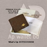 Coach Brand Short Premium Embossed wallet With Box & Dust Bag_img_7