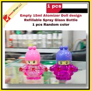 Empty 15ml Atomizer Doll design Refillable Spray Glass Bottle 1 pcs Random color_img_1