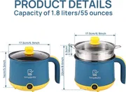 Mini Electric Hot Pot 1.8L – Portable Non-Stick Cooker_img_8