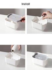 Dish Soap Dispenser for Kitchen Large Capacity Dish Soap Dispenser Convenient Kitchen Soap Dispenser with Sponge Holder 2-in 1 Soap Dispenser for Kitchen Innovation Kitchen Soap Dispenser_img_7
