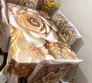 China Premium 3D Print Table Cloth Set_img_1