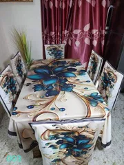 China Premium 3D Print Table Cloth Set_img_6