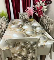 China Premium 3D Print Table Cloth Set_img_7