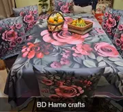 China Premium 3D Print Table Cloth Set_img_8