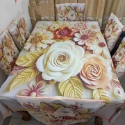 China Premium 3D Print Table Cloth Set_img_12