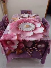 China Premium 3D Print Table Cloth Set_img_14