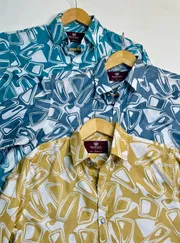 Urban Edge Printed Casual Shirt_img_2
