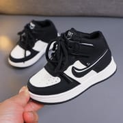 Kids High Top Iconic Style Breathable Sneakers (1 to 5 years)_img_1