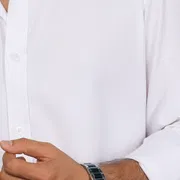 Luxury & Comfort with the Ajwah PREMIUM Classic White Men's Shirt_img_2
