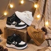 Kids High Top Iconic Style Breathable Sneakers (1 to 5 years)_img_0