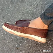 Genuine cow Leather Light Weight Casual Shoes - 308_img_1