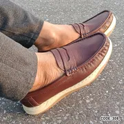 Genuine cow Leather Light Weight Casual Shoes - 308_img_4