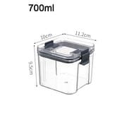 BPA-Free Clear Plastic Stackable Storage Containers with for Kitchen Pantry and Refrigerator Organization, Pasta, Flour_img_14