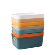 Plastic Baskets for Bathroom, Kitchen and Office Storage - Sleek Modern Design Box for Home Storage and Organisation_img_1