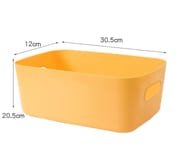 Plastic Baskets for Bathroom, Kitchen and Office Storage - Sleek Modern Design Box for Home Storage and Organisation_img_18