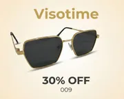 Visotime Premium Gold-Tone Geometric Square Sunglasses – Model 009_img_1
