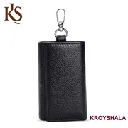KROYSHALA Black & Chocolate Key Ring Holder Folding Key Ring For Bikers , Key Ring For Lockers Wallet For Men_img_10