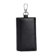 KROYSHALA Black & Chocolate Key Ring Holder Folding Key Ring For Bikers , Key Ring For Lockers Wallet For Men_img_11