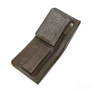 Men’s Wallet – Brown & Black Leather Bifold by Kroyshala – Slim & Elegant_img_4