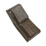 Men’s Wallet – Brown & Black Leather Bifold by Kroyshala – Slim & Elegant_img_5