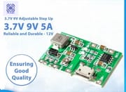 J5019 HW-357 Boost Module DC DC Step Up Adjustable UPS 4.5-8V To 3.7-27V 1A Boost Converter Adapters 3.7V 18650 AAA AA Battery Charger TP4056_img_0
