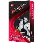 Kamasutra Strawberry Flavored Dotted Condoms_img_0