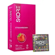 Skore Strawberry 1500+ Dotted with Extra Lubrication Condom - 10Pcs Pack_img_0