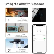 Tuya Smart Wall Switch (3&4 Gang) | App + Bluetooth + Touch + RF Remote_img_4