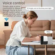 Tuya Smart Wall Switch (3&4 Gang) | App + Bluetooth + Touch + RF Remote_img_5