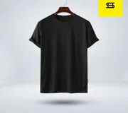 Solid black T-shirt_img_0