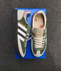 Adidas Spezial Olive & pink for Unisex_img_2