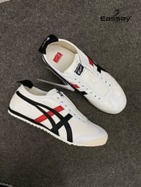 Onitsuka Tiger Slip On White with Red and Black Step_img_0