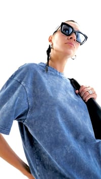 ACID WASH DROP SHOULDER T-SHIRT_img_1