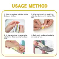 Shoes Deodorant Sticker (10pcs) – Foot Odor Remover & Freshness Patch_img_2