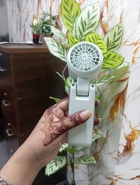Portable Hand Turbo Fan with Digital Display_img_2