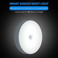 Wireless Motion Sensor Led Wall Night Light With Usb Charging Stick Lamp_img_0